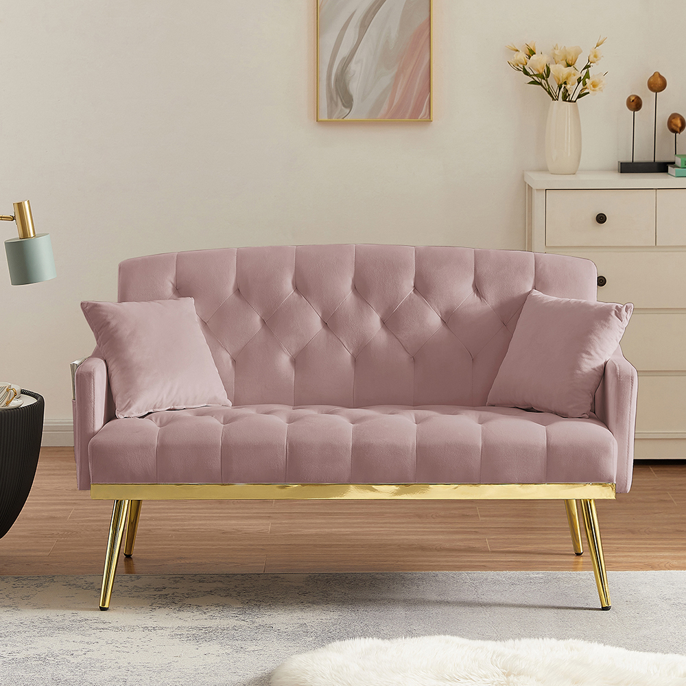 PINK 2 SEATER SOFA