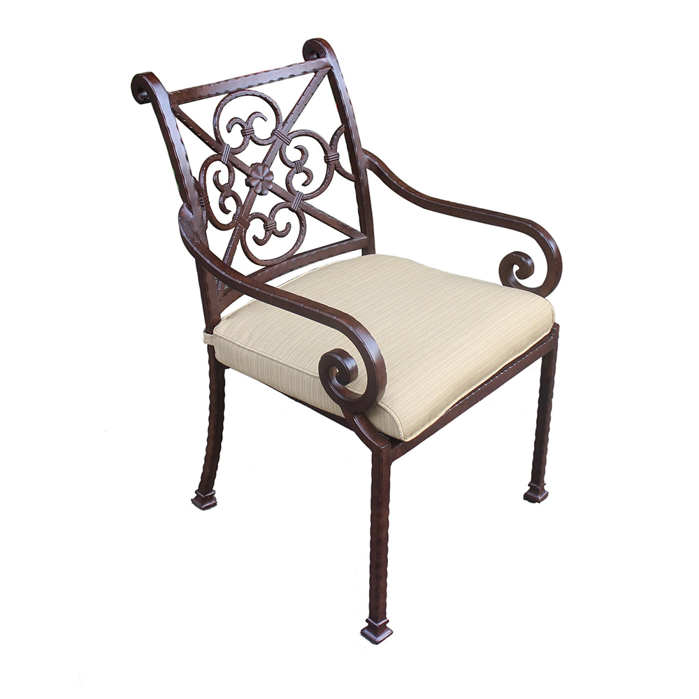 Arm chair, Beige, Set of 2