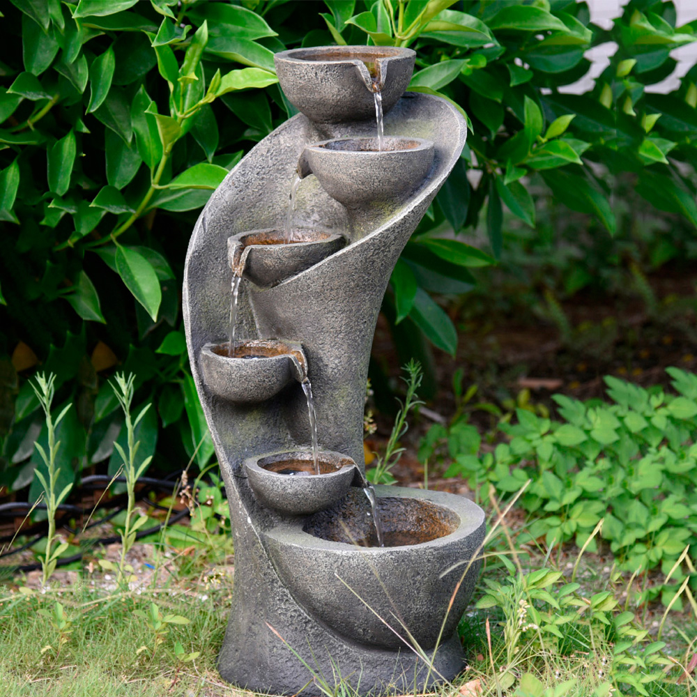 Resin Zen Fountain with LED Light