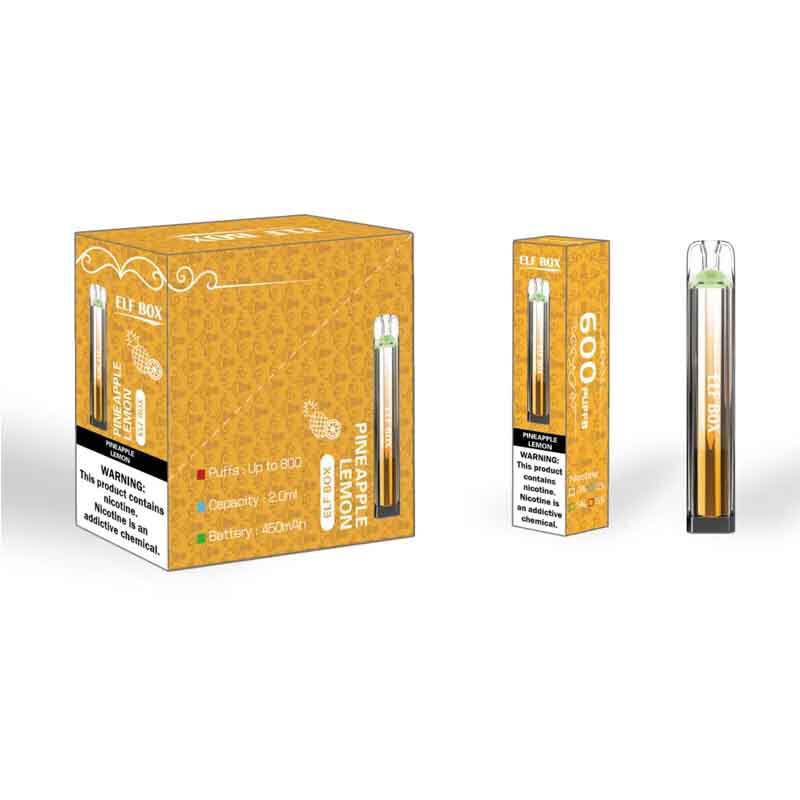 ELF BOX 600Puff disposable vape all flavors - levipo