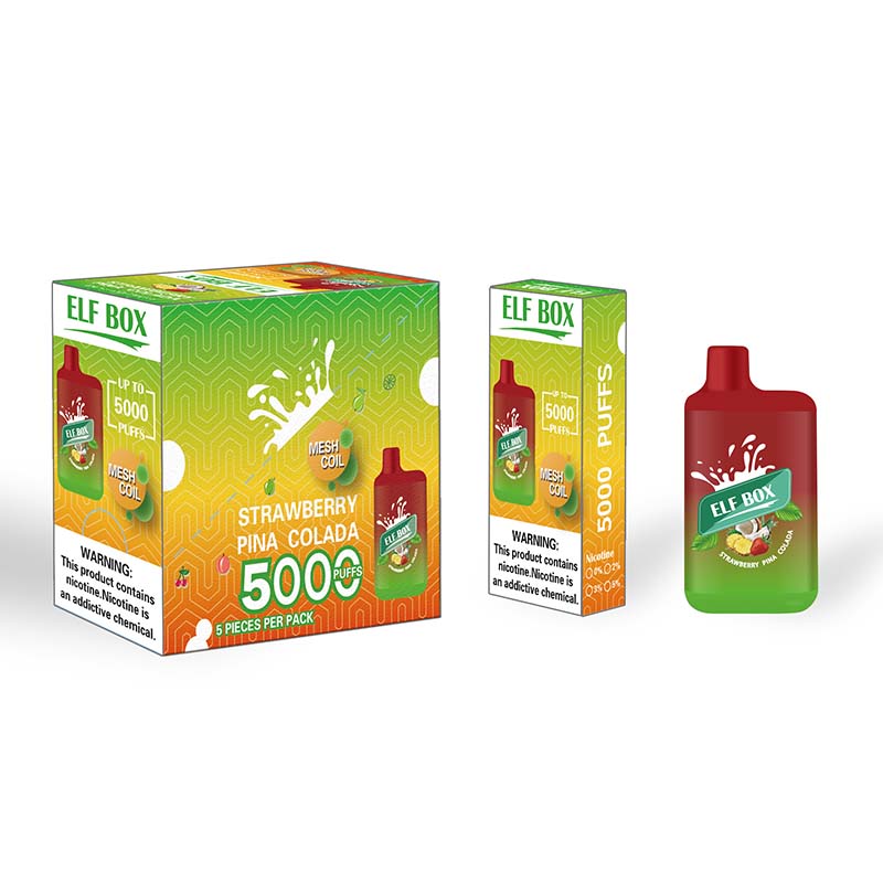 ELF BOX 5000Puff disposable vape all flavors - levipo