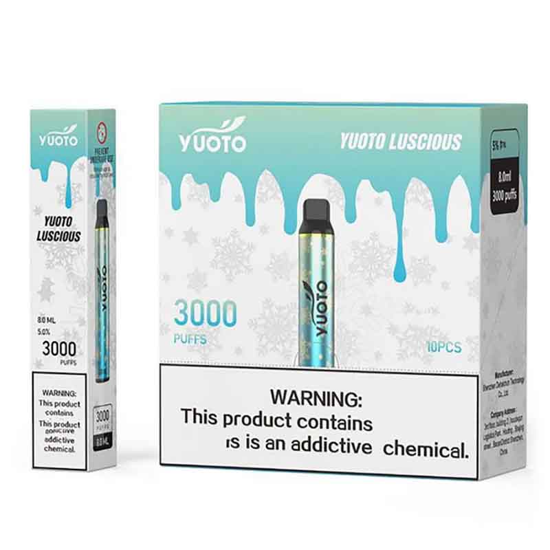 YUOTO LUSCIOUS  3000Puff disposable vape all flavors - levipo