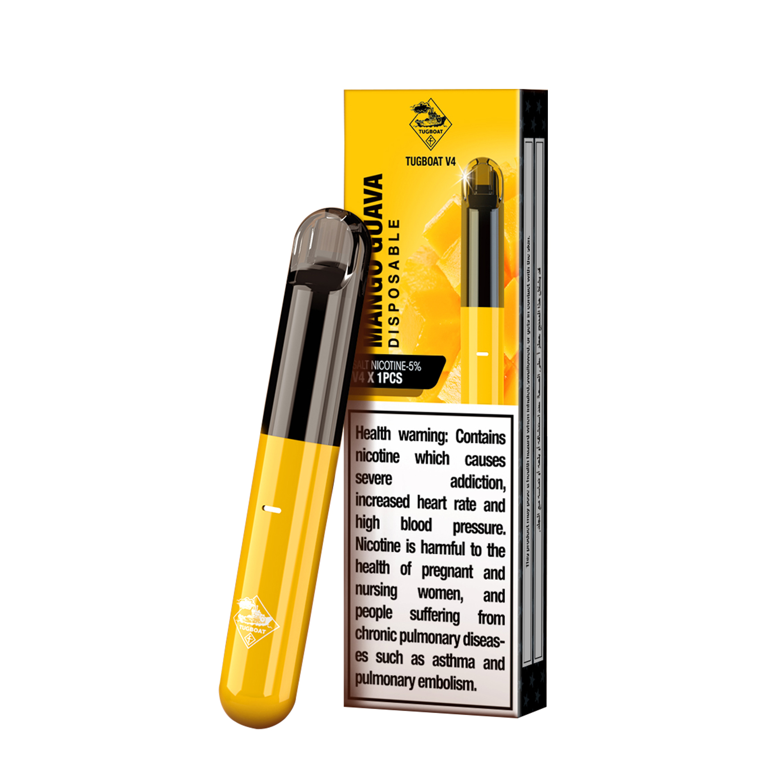 TUGBOAT V4 500 puffs all flavors - levipo