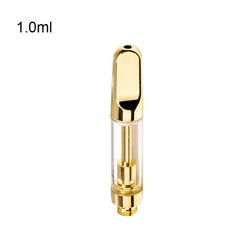 Vape Pen Cartridges Oil capacity 0.5ml 1ml Pyrex Glass Tank Ceramic Coil Vaporizer Atomizer 510 Thread Battery E Cigarette - levipo