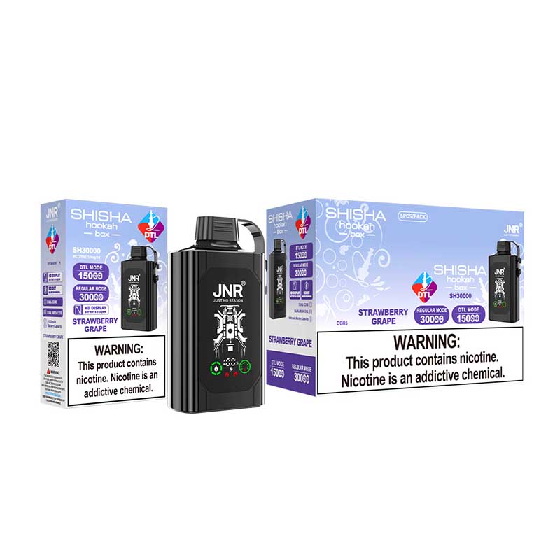 JNR Shisha Hookah Box 20500 puffs Disposable  Salt Nicotine 2% all flavors - levipo