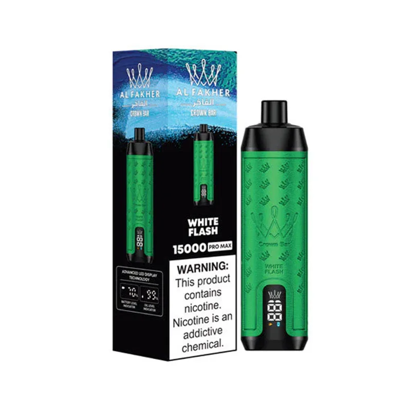 Crown Bar Illinois ALFAKHER CROWN BAR WHITE FLASH – 8000 PUFFS