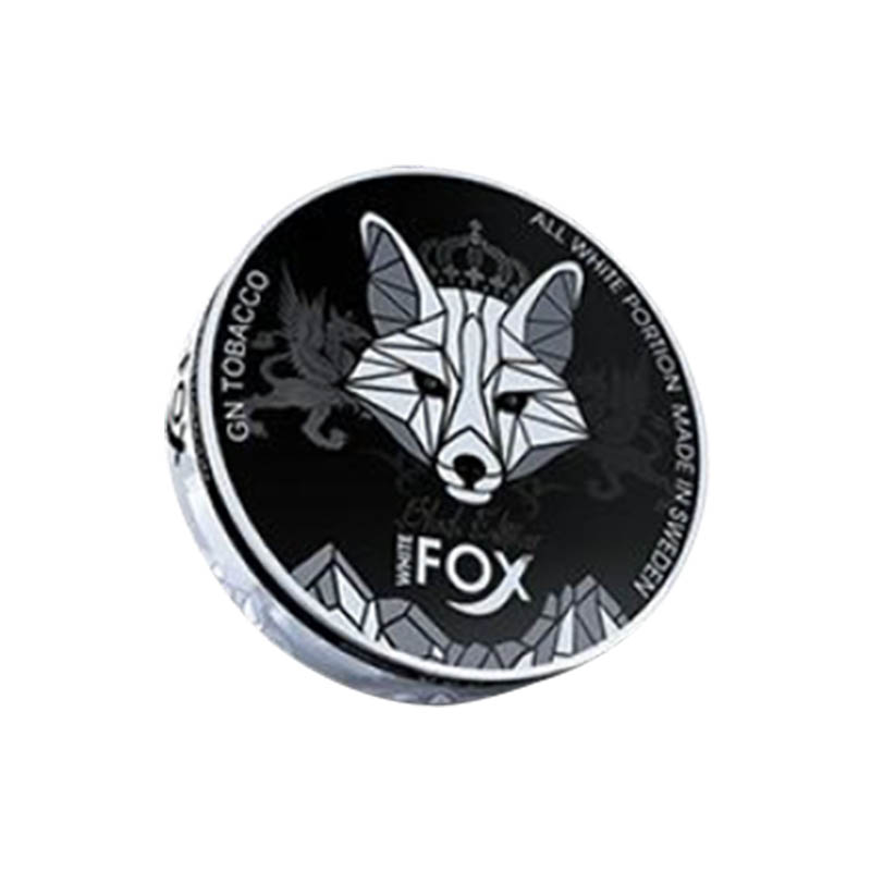 White Fox Slim  Nicotine Pouches  flavors 12mg/12.4mg/21mg Pouch  20PCS per item (in one can) - levipo