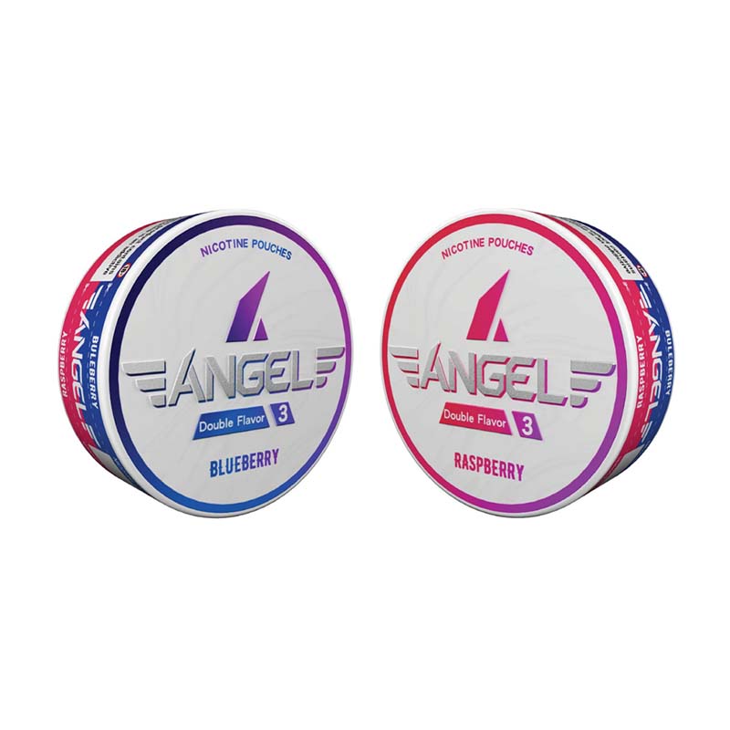 ANGEL-Double Flavor  Nicotine Pouches   8mg/12mg/16mg Pouch  20PCS per item (in one can) mini slim - levipo