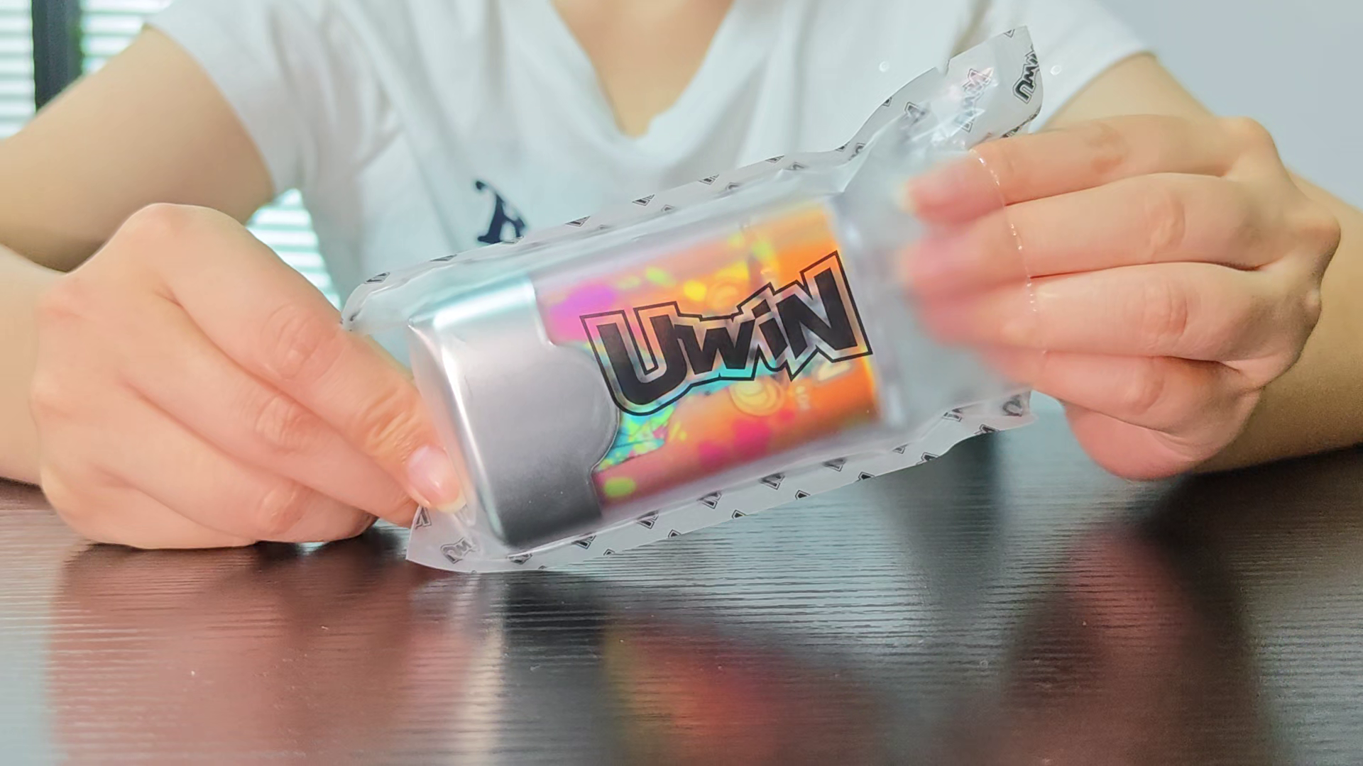 Uwin X RandM  Twins Crystal 40k puffs 2 flavors in 1 dual mesh coil - levipo