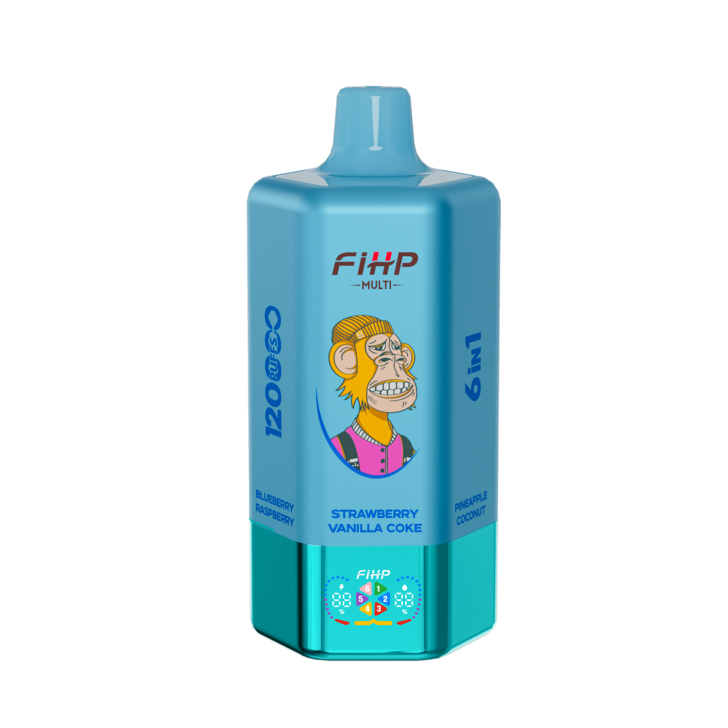FIHP 120000  6in1  Multiple Flavors mesh coil vape - levipo