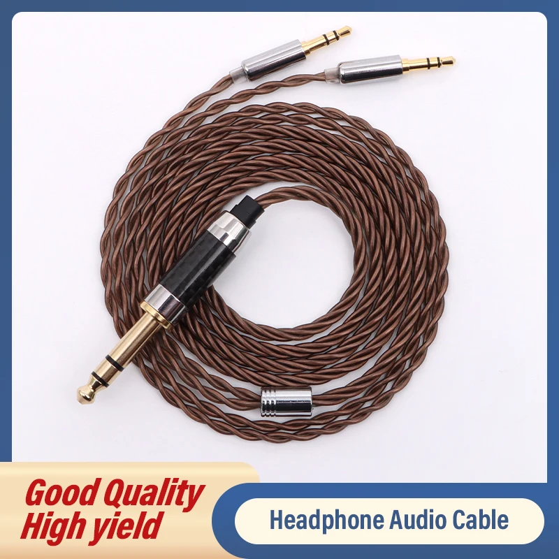 ivipQ-224 Bandung 7N OCC Silver Plating With 2.5mm/3.5mm/4.4mm/6.35mm/4PIN XLR Plug High Purity HiFi Earphone Upgrade Cable