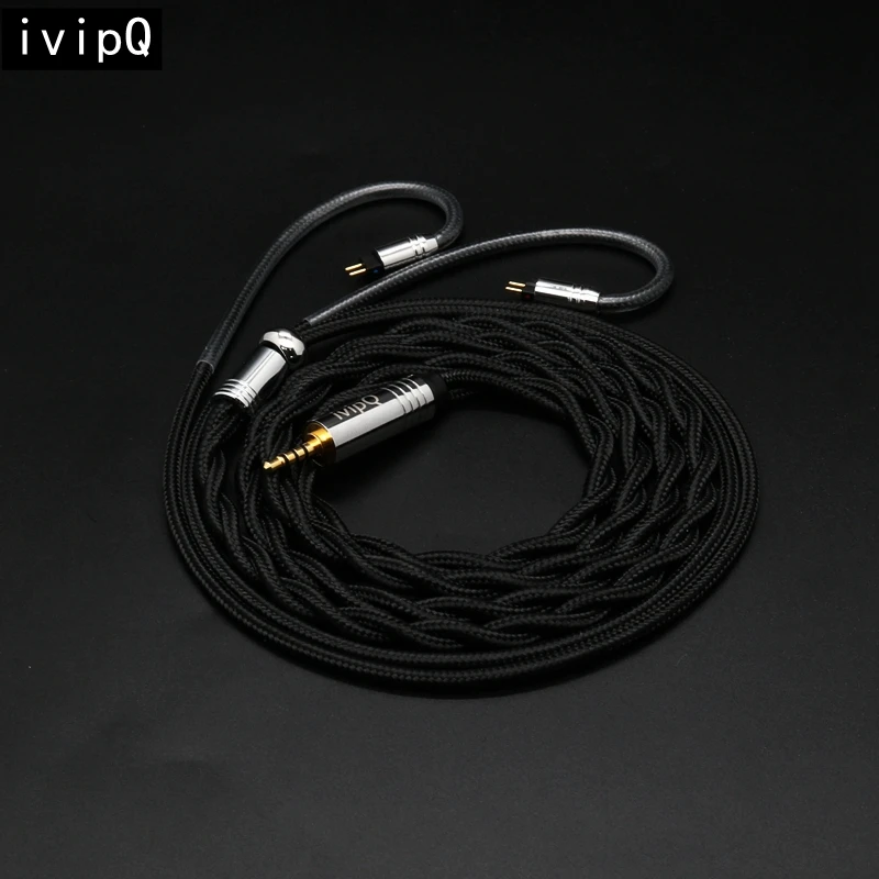 ivipQ-516-7NOCC Earphone Upgrade Cable,With/3.5/4.4/QDC/TFZ/2PIN/MMCXFor HOLA Zero KATO Winter Cadenza Aria A5000 LZ A7 MK3