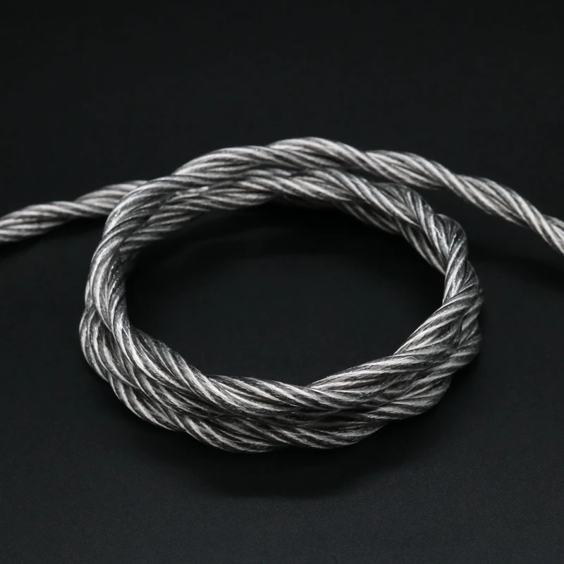 ivipQ-306 2 Core Oil immersed Graphene and OCC Silver Plating Mixture Earphone Upgrade Cable,For A2dc N5005 ADX5000 MSR7B ES770H