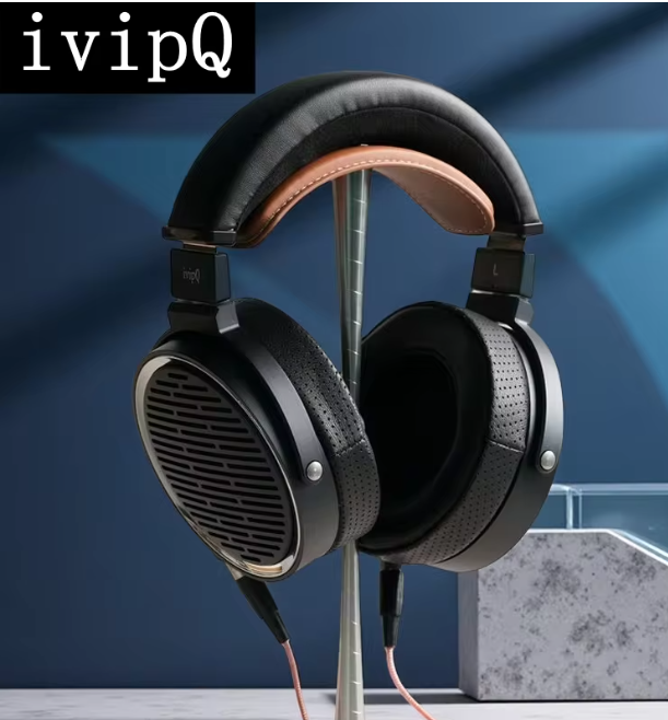ivipQ PM-01 Flat Magnetic Headphones Feature Planar Magnetic Driver Technology And A Large 80mm Unit For High-quality Sound