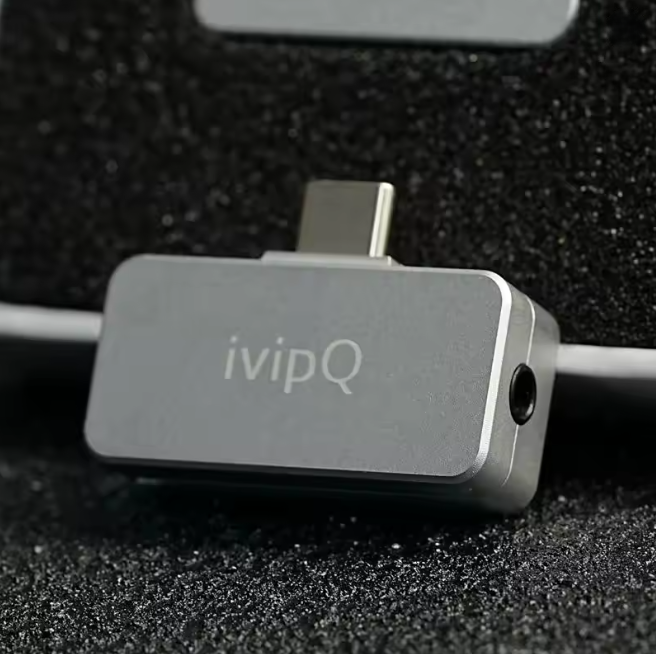 ivipQ HIFI Integrated Digital Audio Signal Processor Type-C to 3.5mm or 4.4mm 32-bit audio processor
