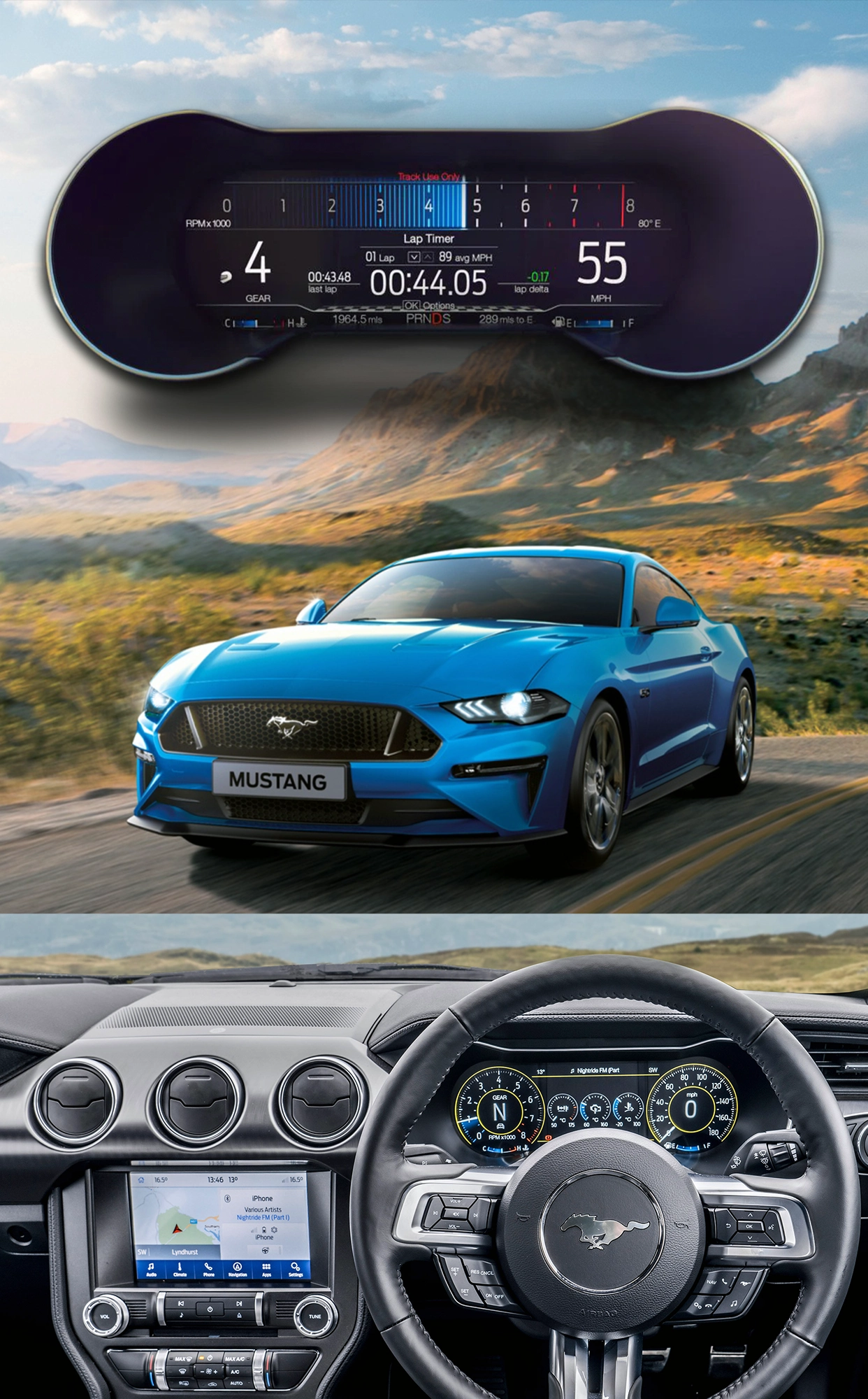 Ford Mustang Digital Cluster