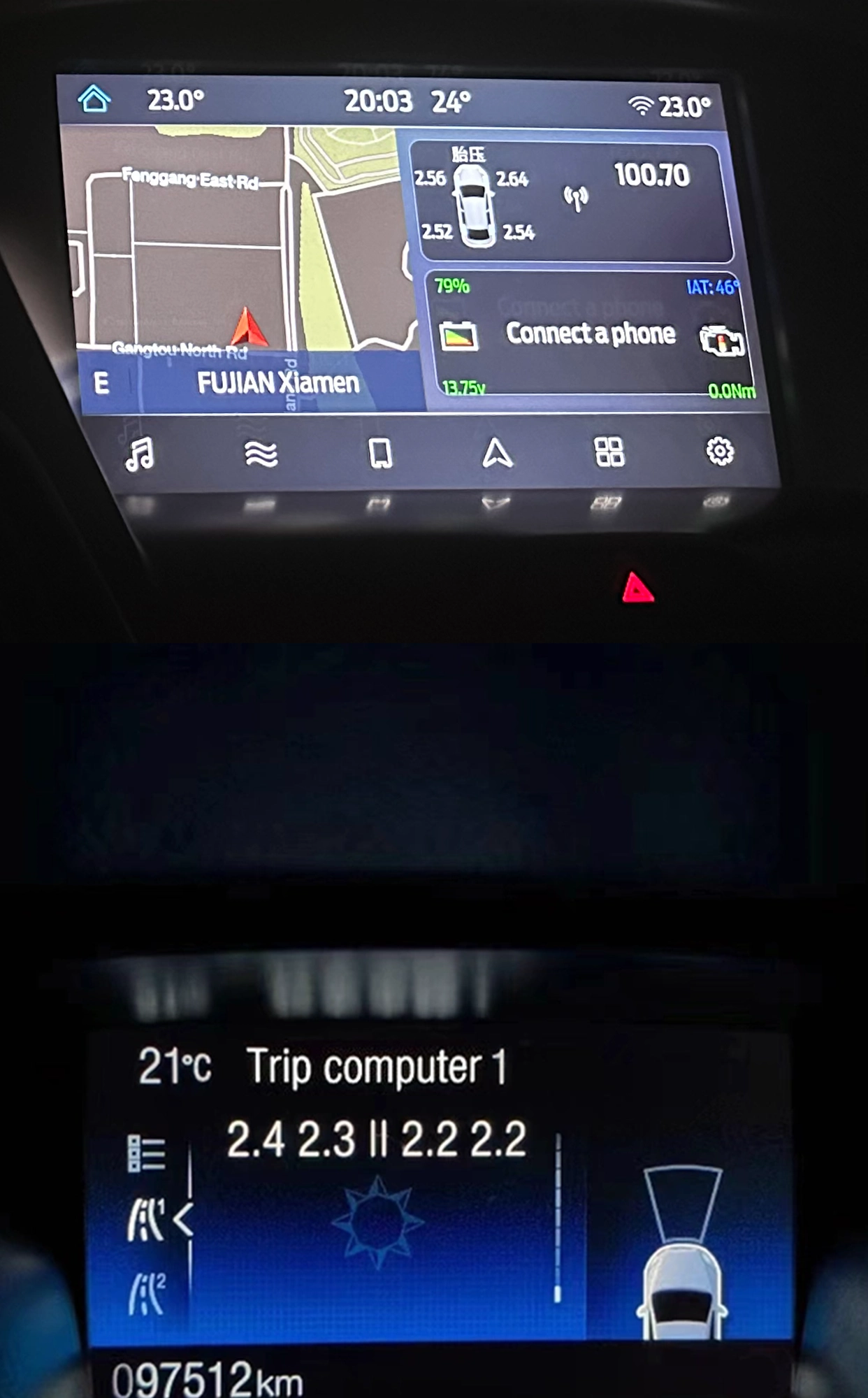 Ford Focus Tire Pressure Real Time Show TPMS