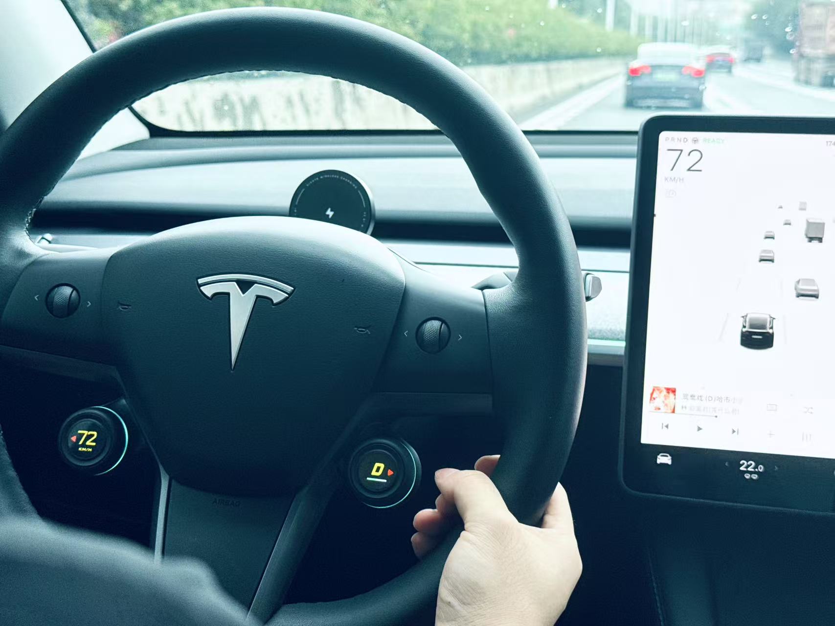 2019-2024Tesla Model Y Model 3 multi-function steering wheel Button Set