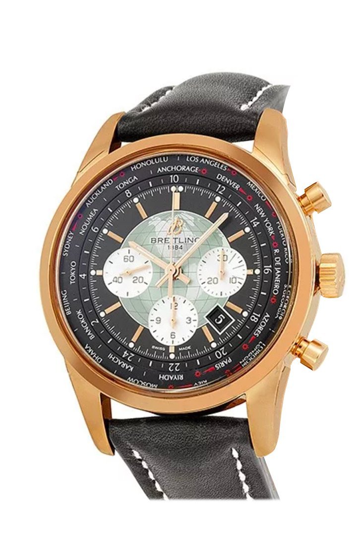 BREITLING Transocean Chronogragh Unitime Rosegold RB0510U4-BB63