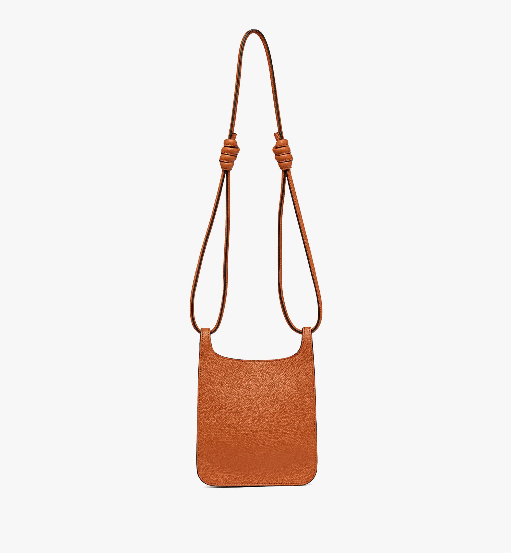 HIMMEL HOBO IN EMBOSSED LOGO LEATHER