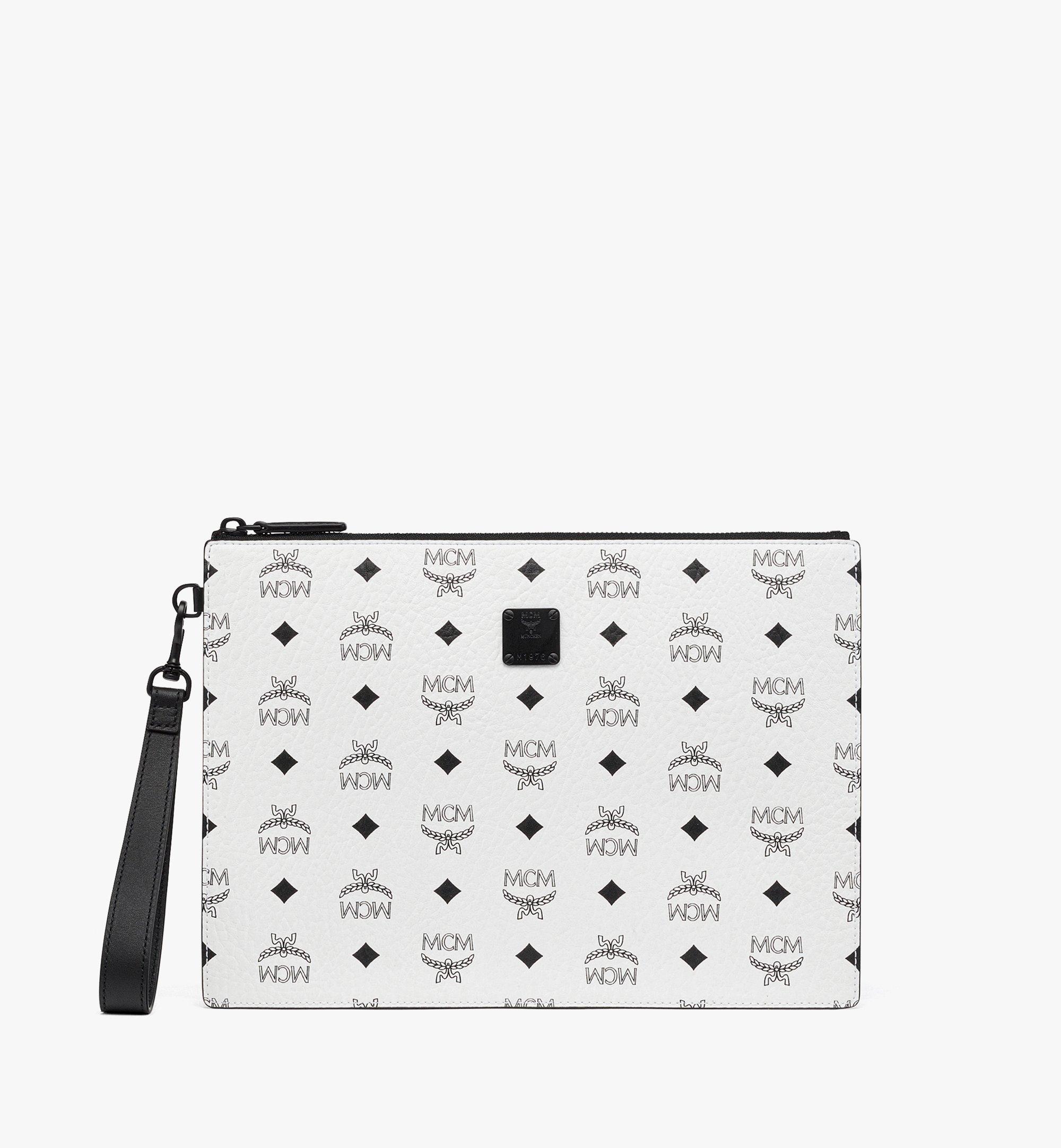 AREN WRISTLET ZIP POUCH IN VISETOS
