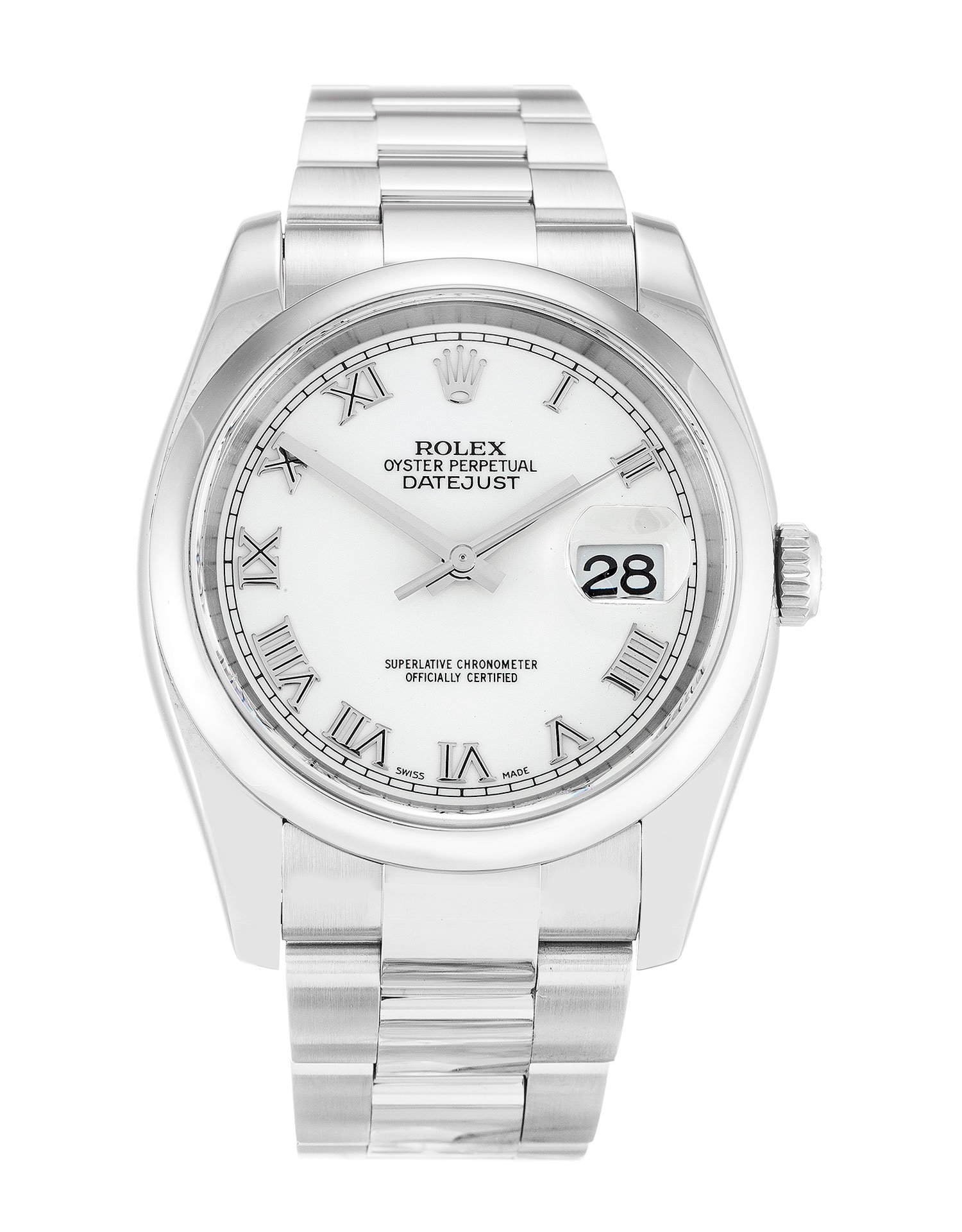 ROLEX Datejust White Dial 116200