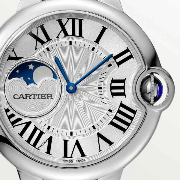 CARTIER Ballon Bleu 37mm Stainless steel Mens Watch, WSBB0029