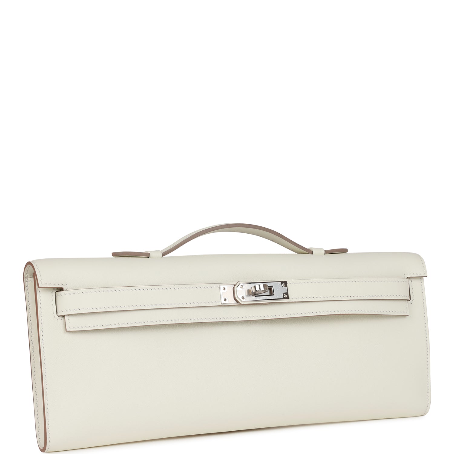 Hermès Kelly Cut Mushroom Swift Palladium Hardware