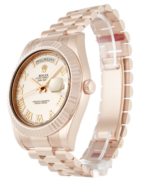ROLEX Day-Date II Ivory Dial 218235