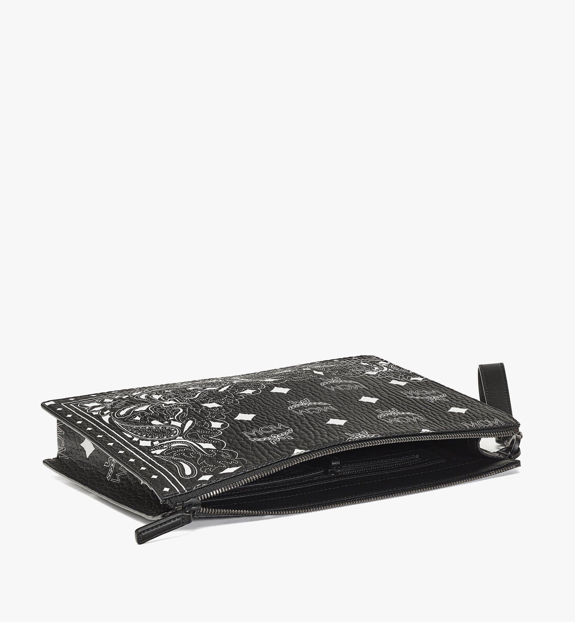AREN WRISTLET ZIP POUCH IN BANDANA VISETOS