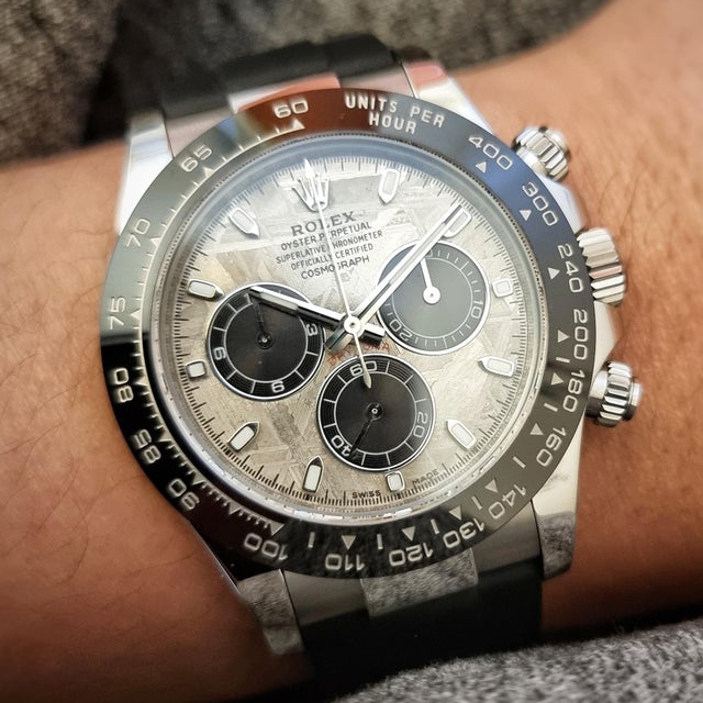 ROLEX Cosmograph Daytona White Gold Meteorite 116519LN-0038