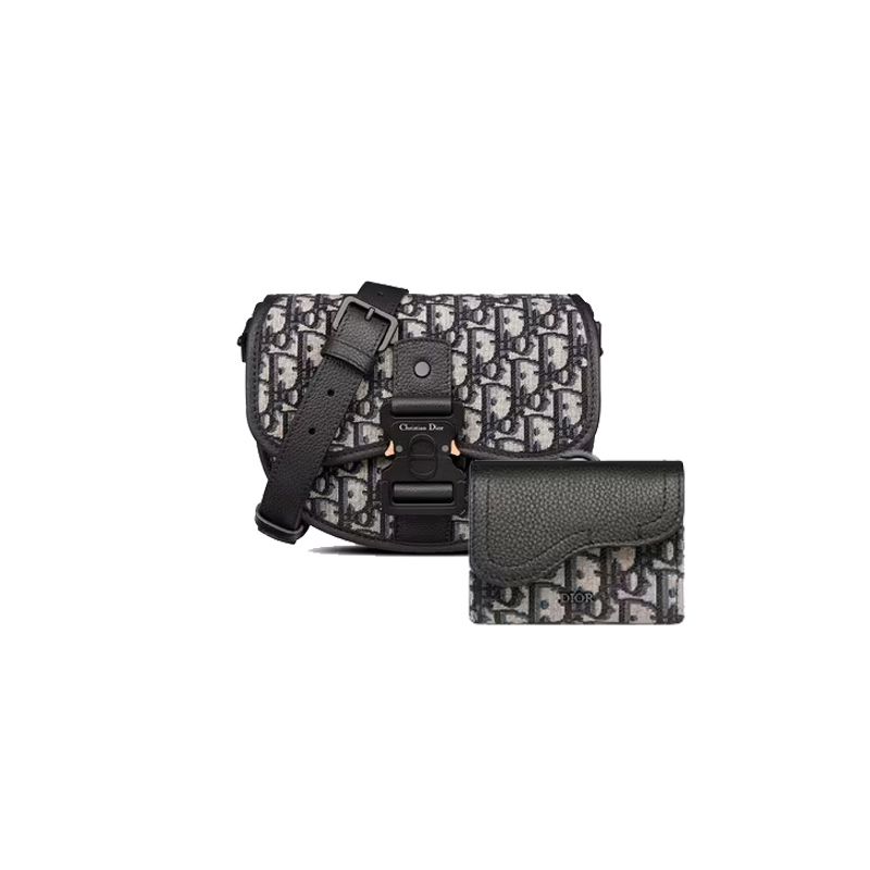 Dior Lady D-Lite bag 1ADPO033YKY_H27E+ Wallet 2ADST012YKY_H27E 2-piece set deals