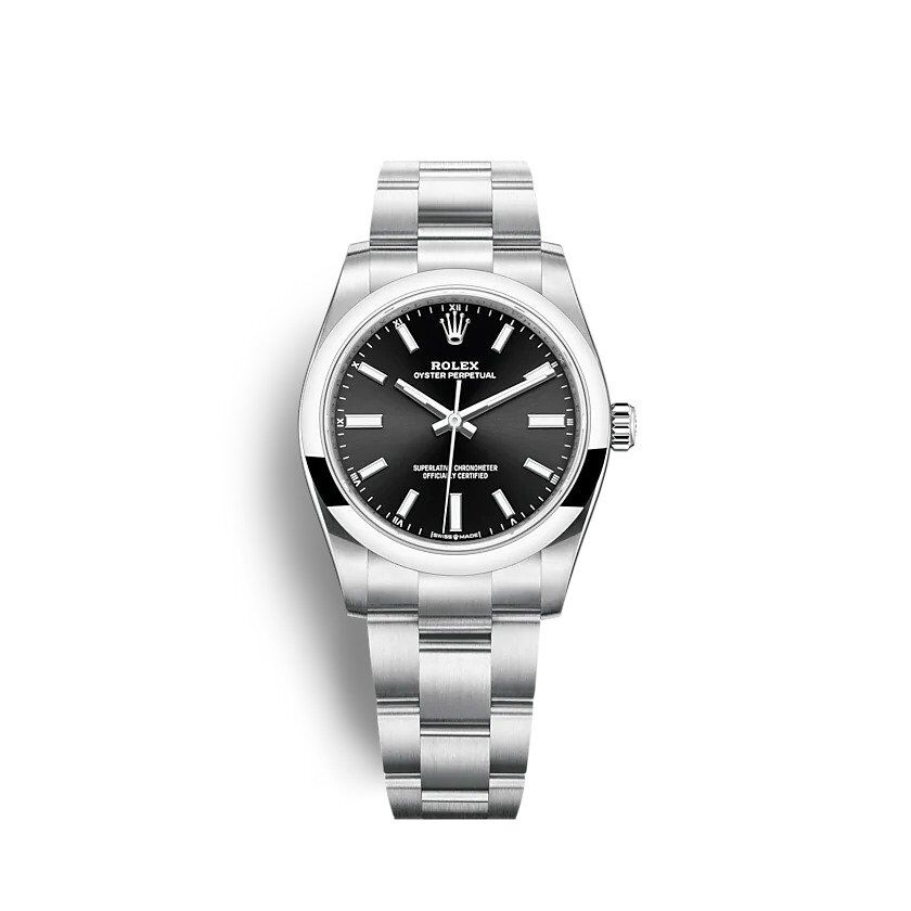 ROLEX Oyster Perpetual 34mm Black