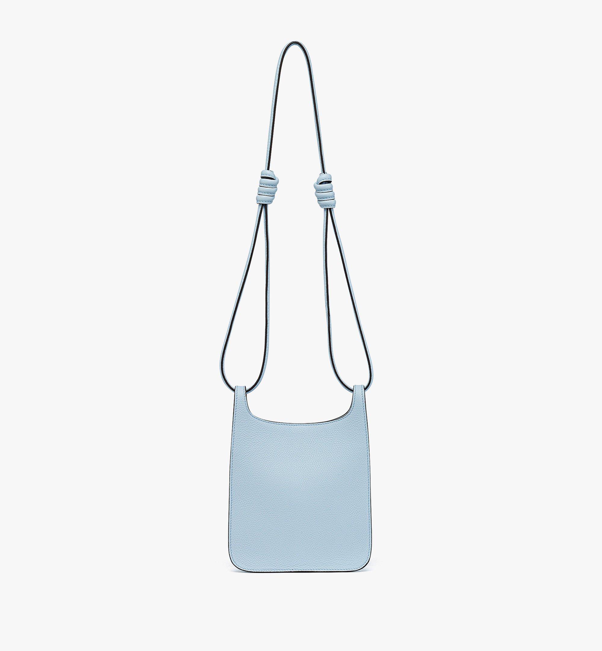 HIMMEL HOBO IN EMBOSSED LOGO LEATHER