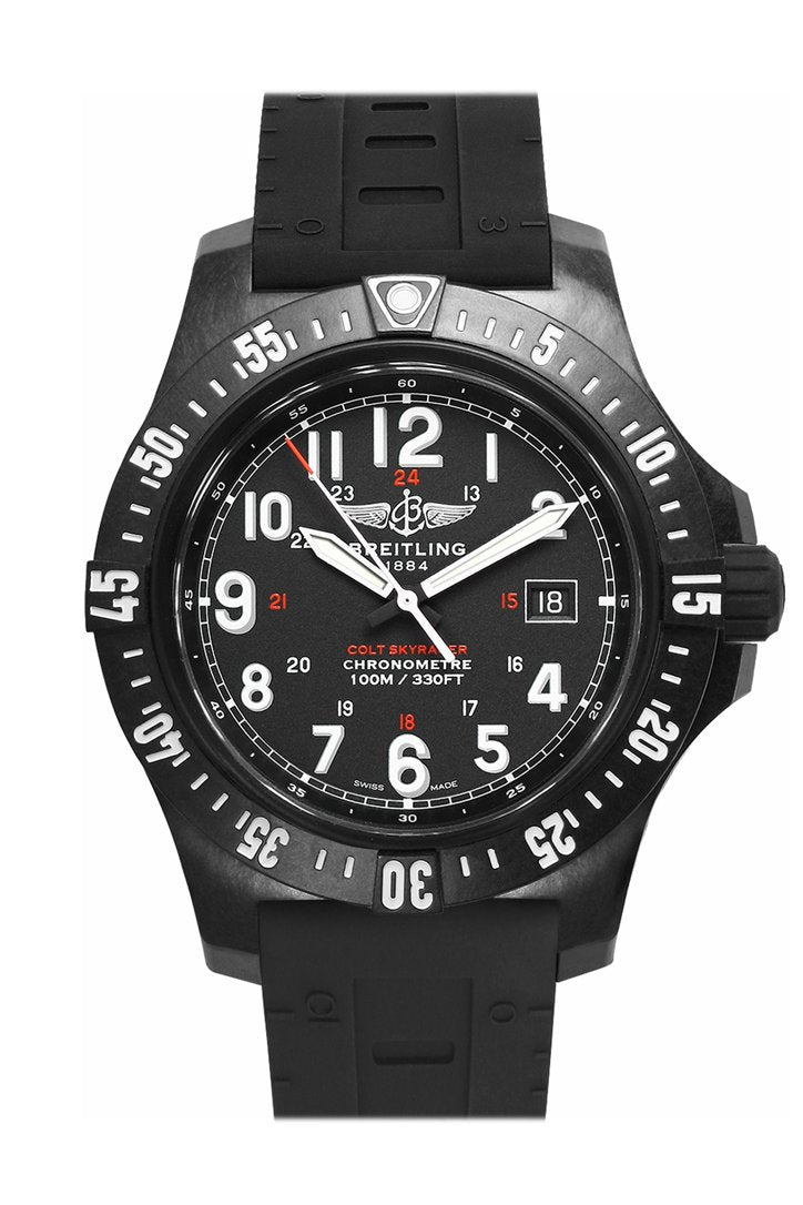 BREITLING Colt Skyracer Black Rubber X74320E4 BF78