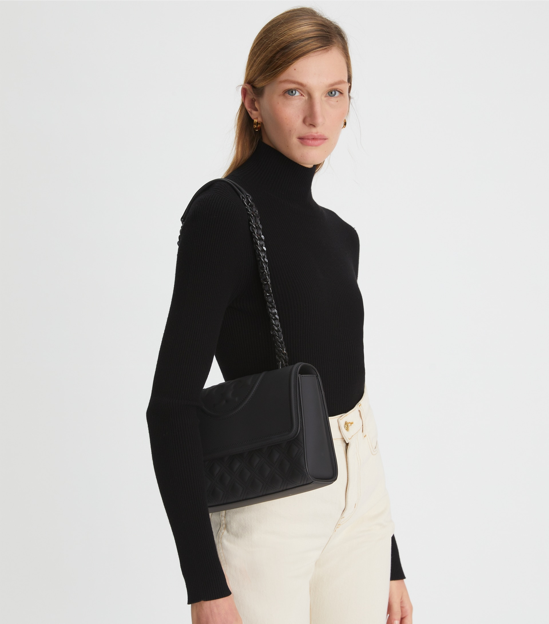 FLEMING MATTE CONVERTIBLE SHOULDER BAG