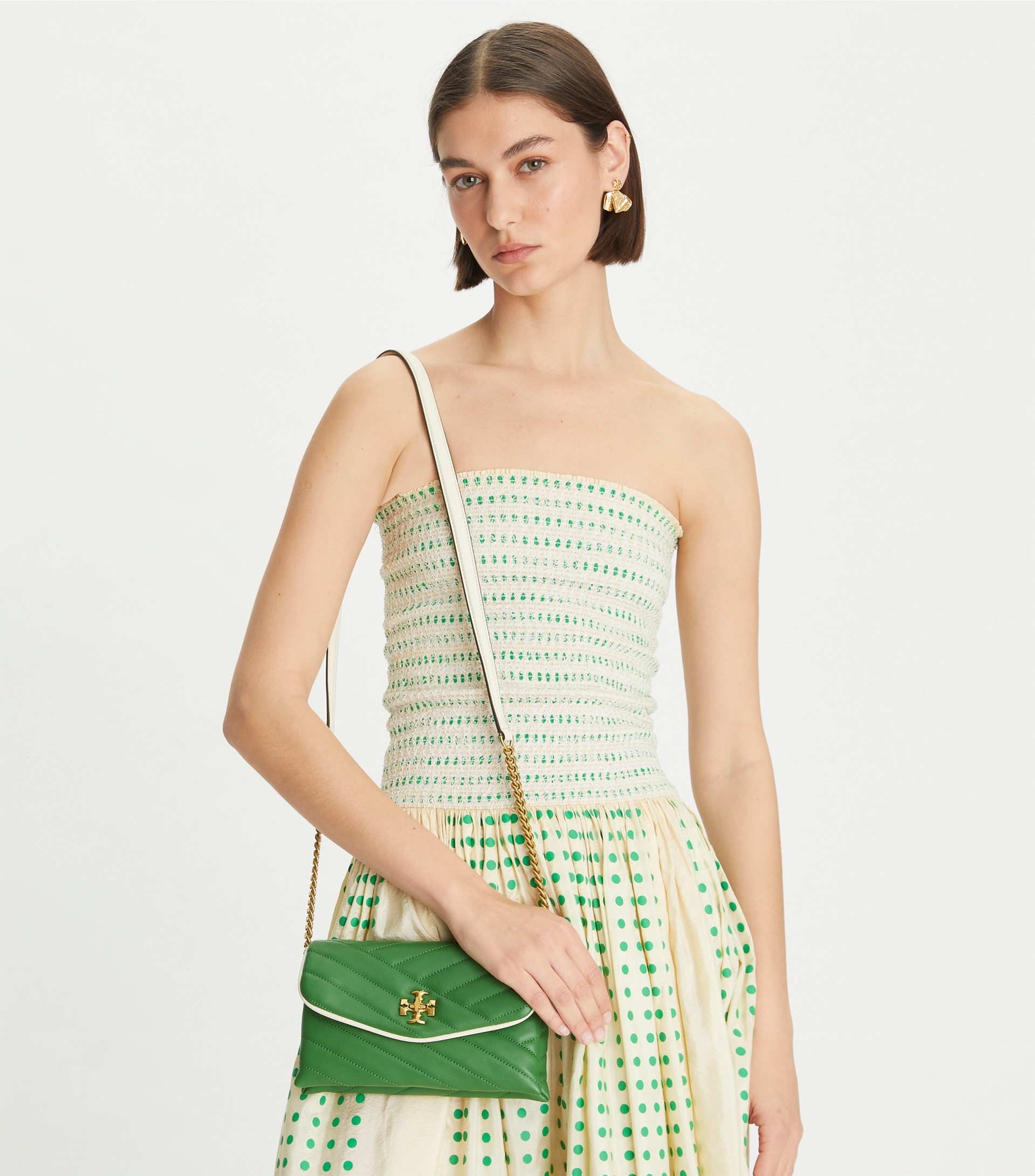 KIRA CHEVRON POP EDGE CHAIN WALLET