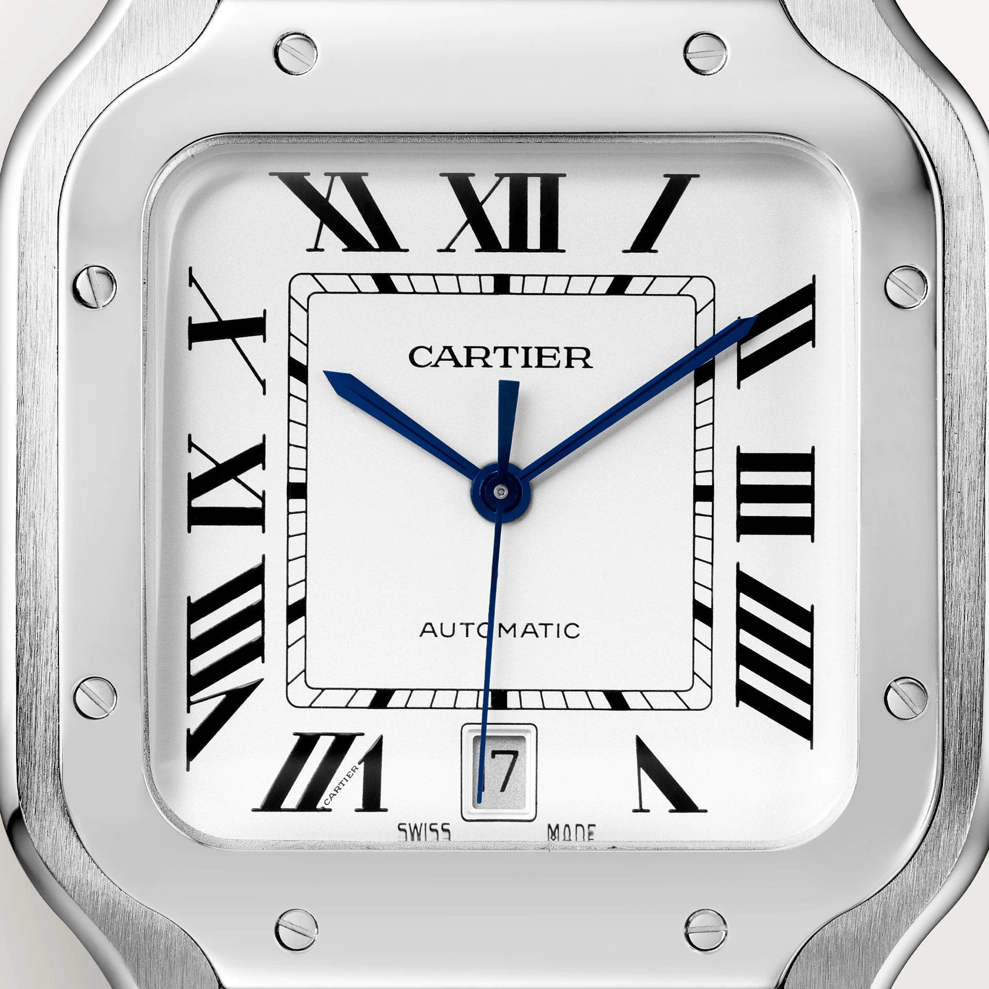 CARTIER Santos Stainless Steel Mens Watch, WSSA0018