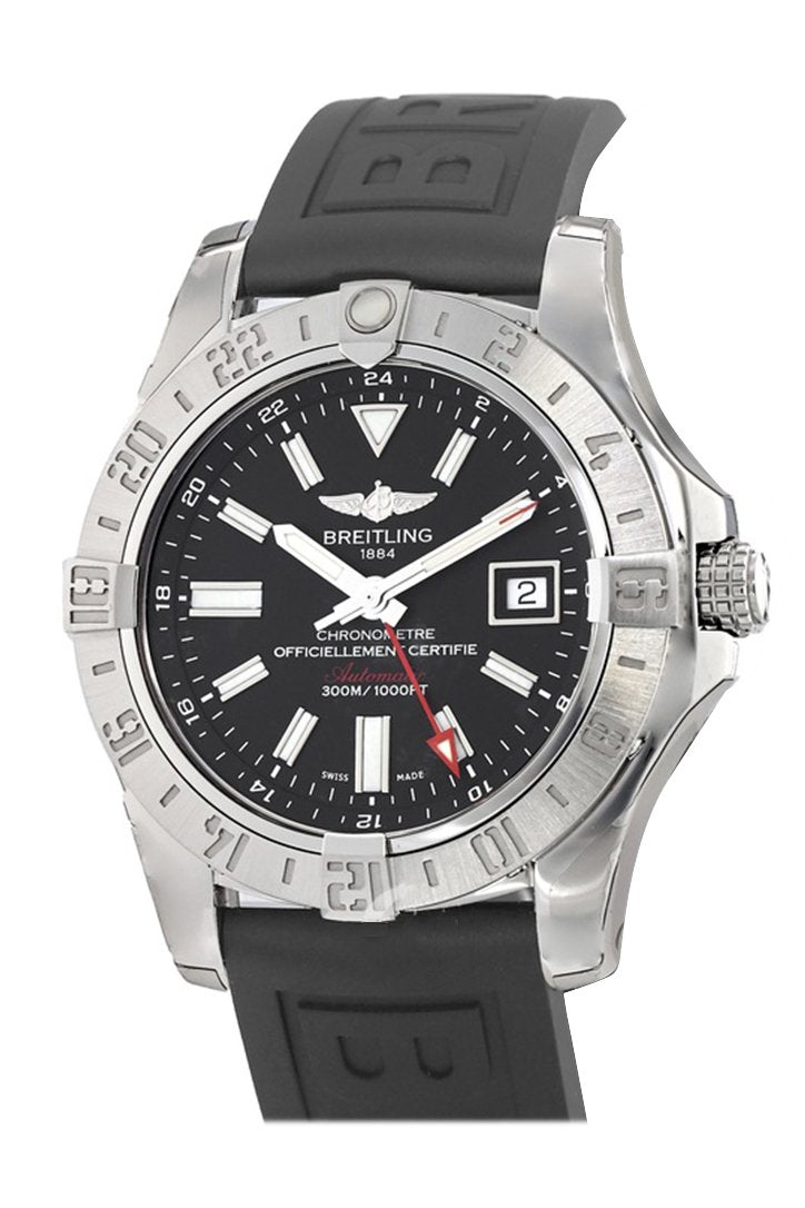 BREITLING Avener II GMT Black Dial Men's Watch A3239011-BC35