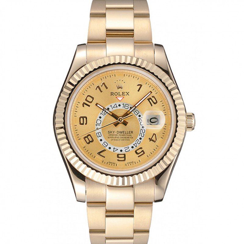 ROLEX Sky Dweller Oyster Perpetual Special Edition 2012 Yellow Gold 80243