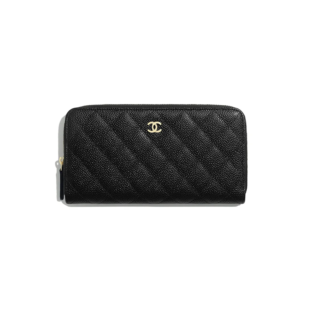 Popular Chanel Classic Long Zip Wallet