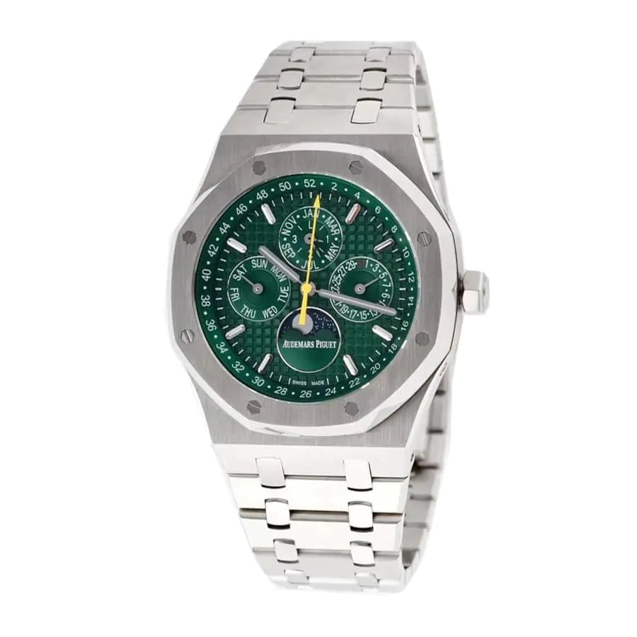 AUDEMARS PIGUET Royal Oak Perpetual Calendar Green Dial Watch 41MM
