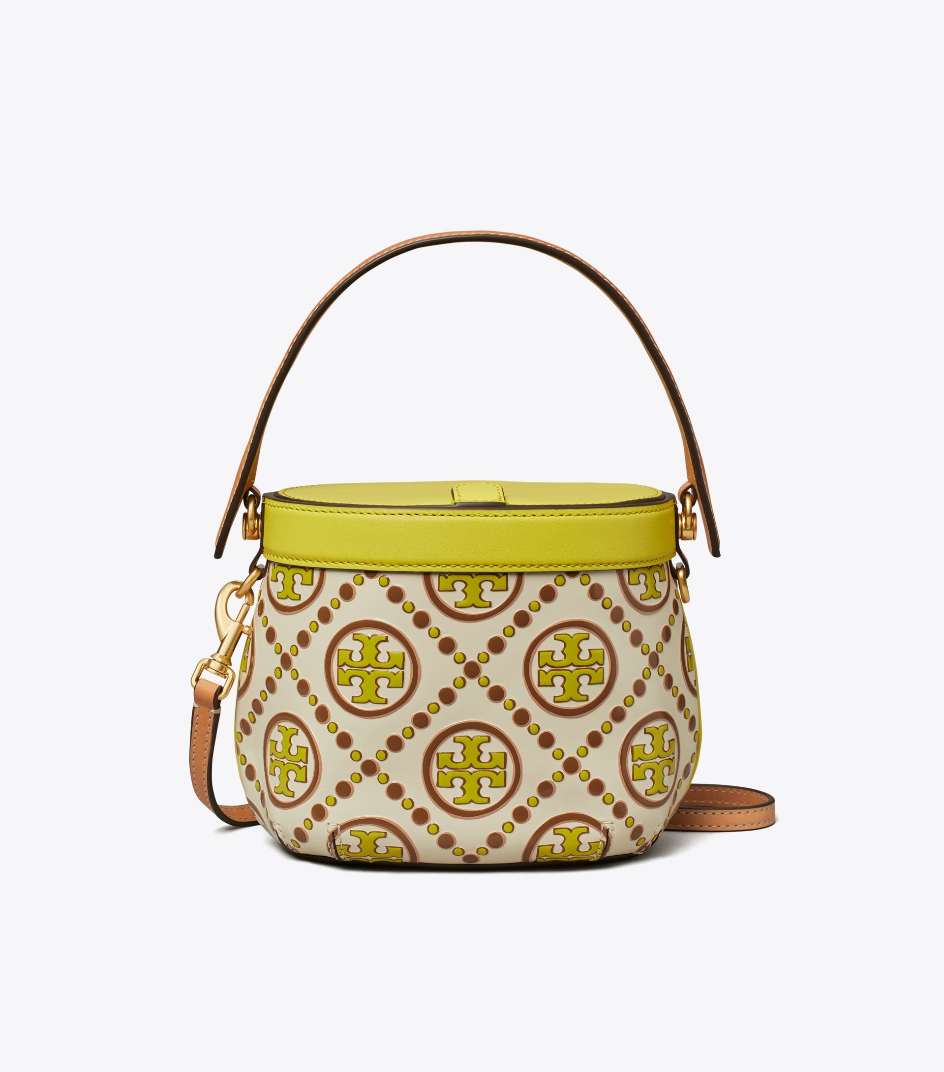 T MONOGRAM CONTRAST EMBOSSED CANTEEN
