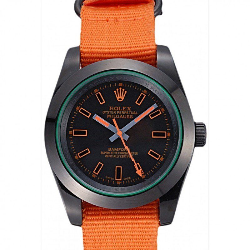 ROLEX Milgauss Bamford Orange Nylon Strap 622003