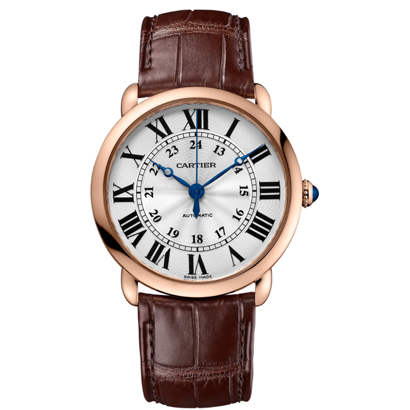 CARTIER Ronde Louis 18K Pink Gold Watch, WGRN0006
