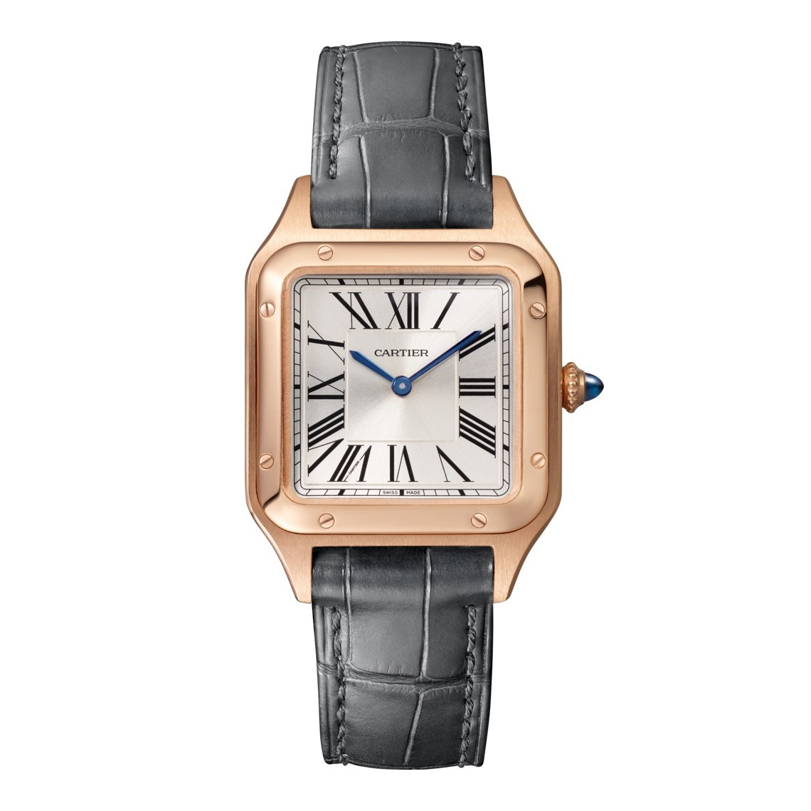 CARTIER Santos 18K Rose Gold Ladys Watch, WGSA0022