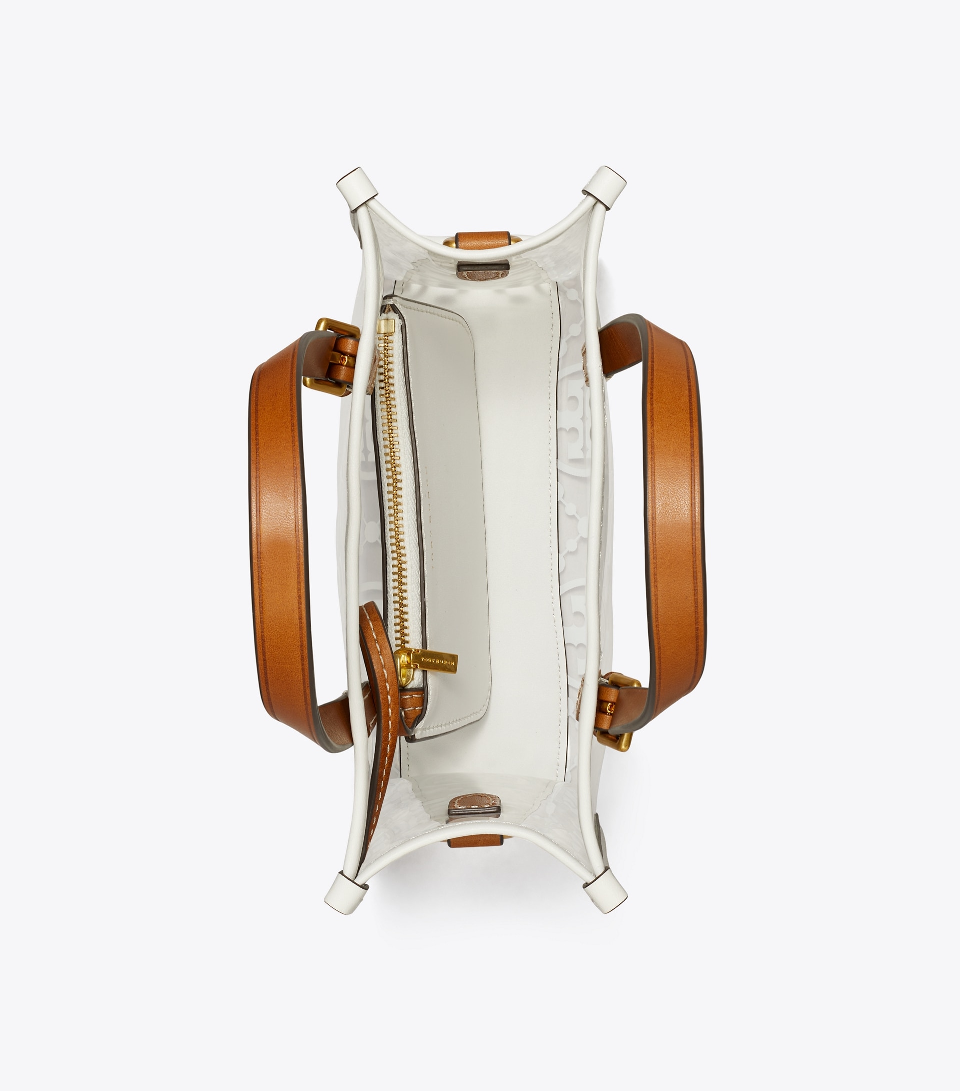 MINI T MONOGRAM CLEAR TOTE