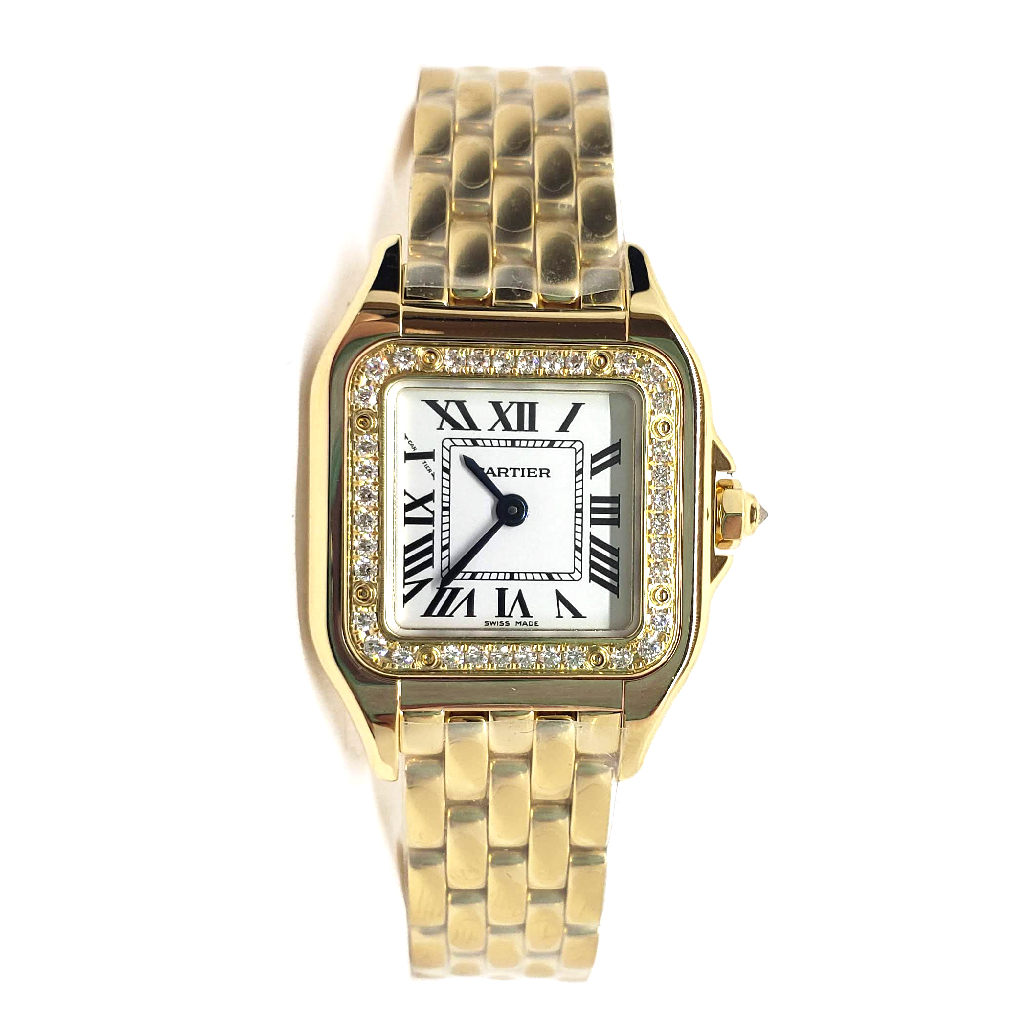 CARTIER Panthre 18K Yellow Gold & Diamonds Ladies Watch, WJPN0015