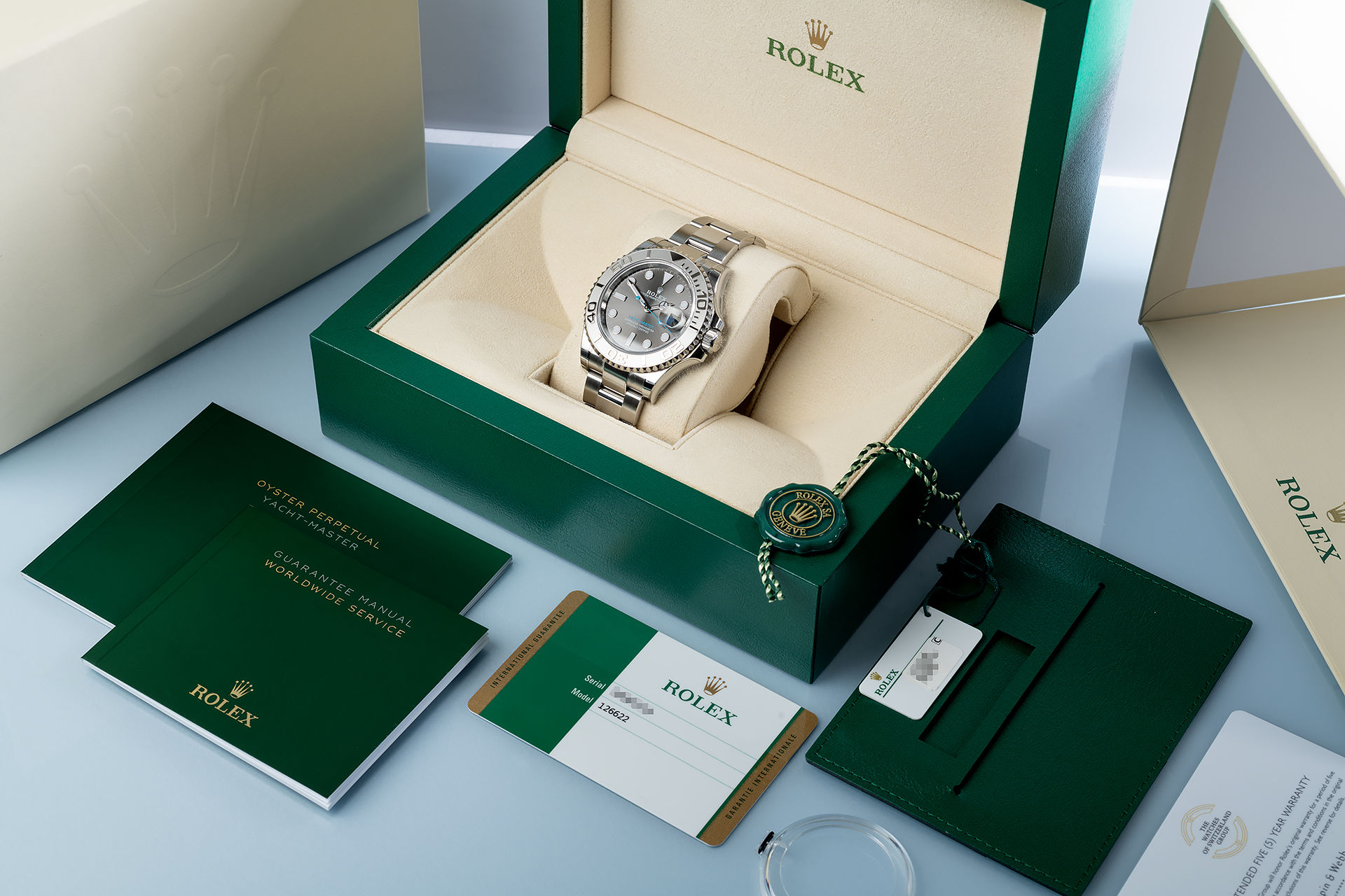 ROLEX Yacht-Master 40MM Rhodium Dial 126622-0001