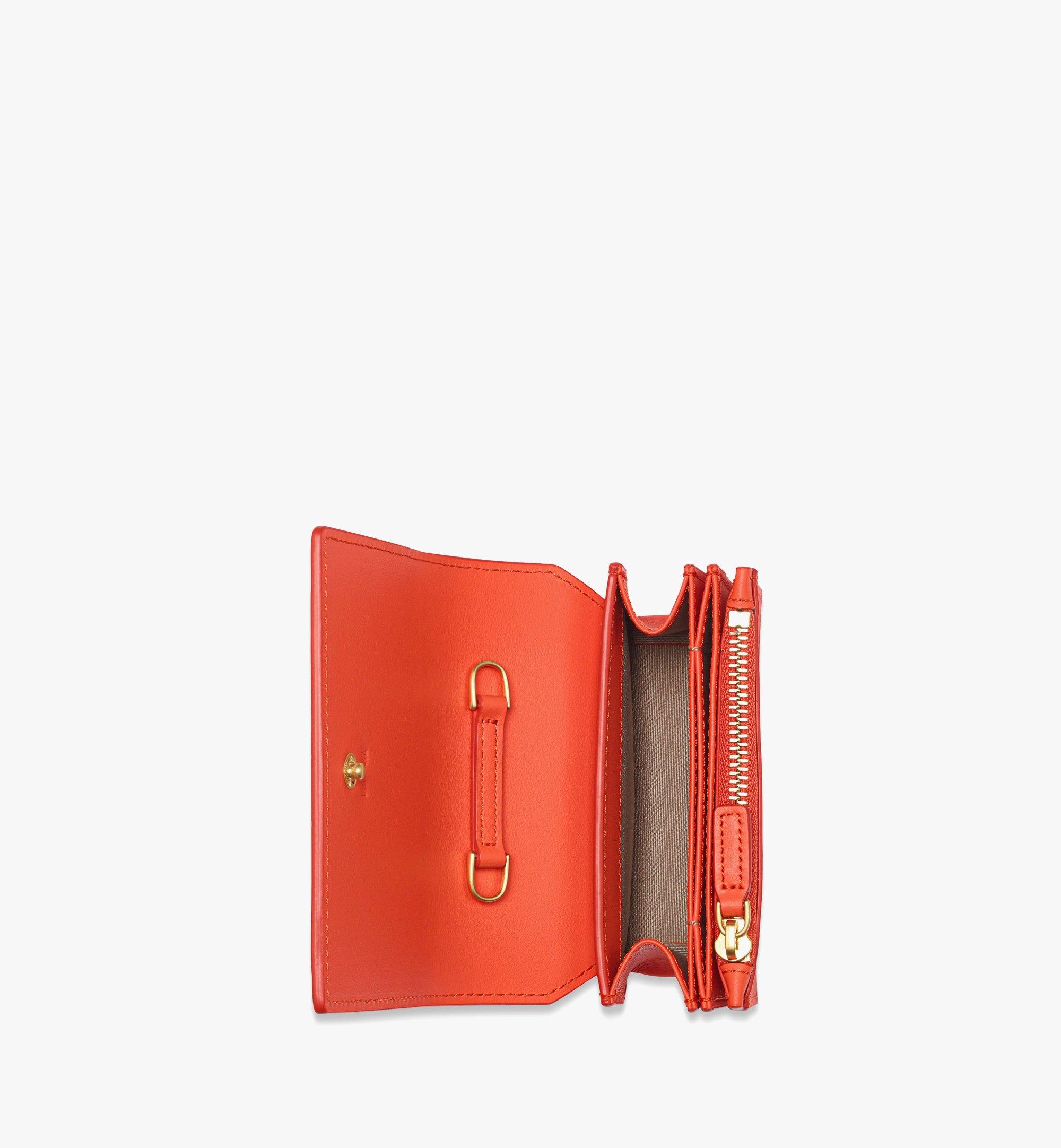 HIMMEL CROSSBODY WALLET IN EMBOSSED LOGO LEATHER